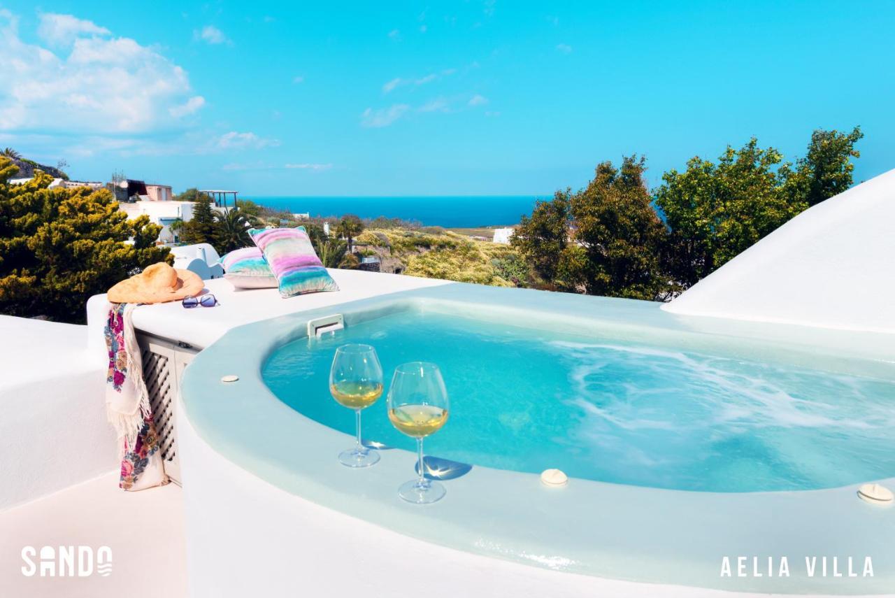 Sando Traditional Cave Villas With Jacuzzi And Sea View Vourvoulos ภายนอก รูปภาพ