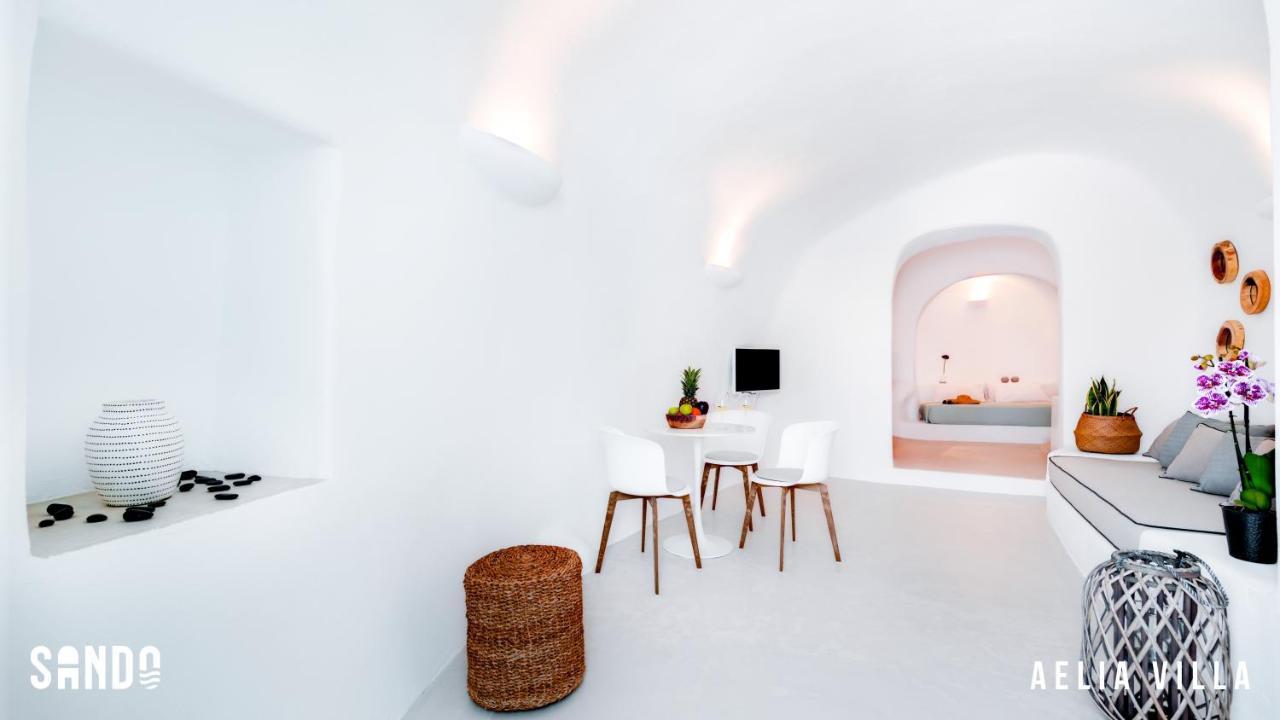 Sando Traditional Cave Villas With Jacuzzi And Sea View Vourvoulos ภายนอก รูปภาพ