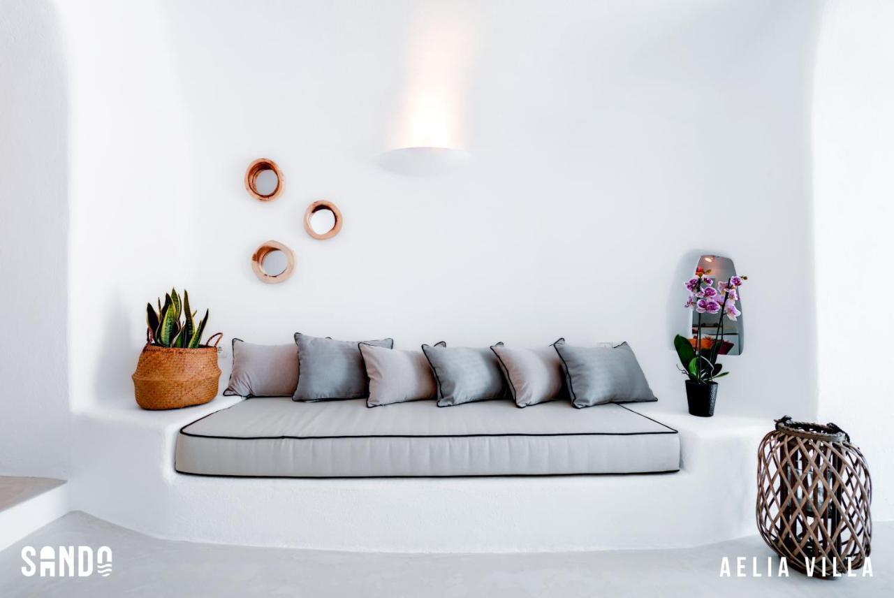Sando Traditional Cave Villas With Jacuzzi And Sea View Vourvoulos ภายนอก รูปภาพ